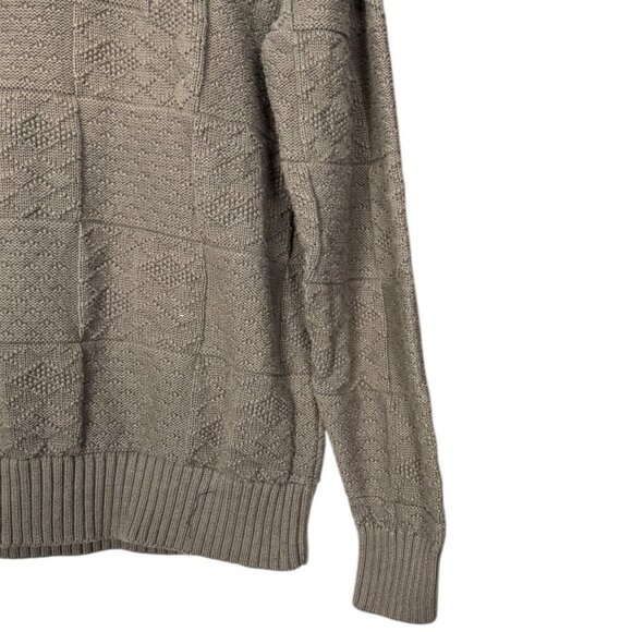 Vintage Northern Golf Elements Sweater Retro 90s Grandpa Knit - Picture 2 of 6